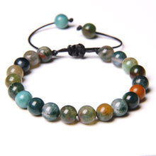 Load image into Gallery viewer, Natural stone braided bracelet