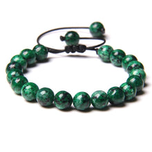 Load image into Gallery viewer, Natural stone braided bracelet