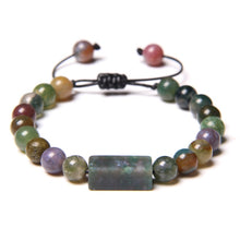 Load image into Gallery viewer, Natural stone braided bracelet