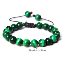 Load image into Gallery viewer, Natural stone braided bracelet