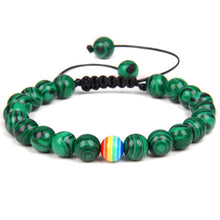 Load image into Gallery viewer, Natural stone braided bracelet