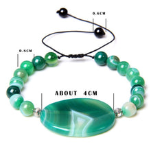 Load image into Gallery viewer, Natural stone braided bracelet