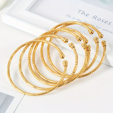 Load image into Gallery viewer, Stackable Open Bangle Bracelet Set
