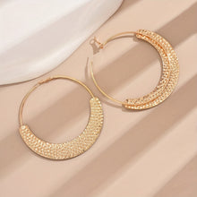 Load image into Gallery viewer, Large Hollow Round Hoop Earrings
