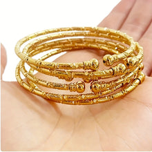 Load image into Gallery viewer, Stackable Open Bangle Bracelet Set
