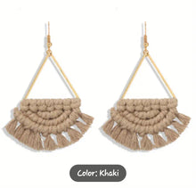Load image into Gallery viewer, Hand woven earings
