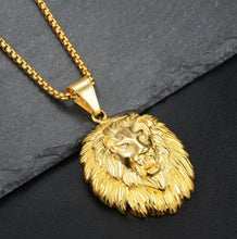Load image into Gallery viewer, Lion head necklace
