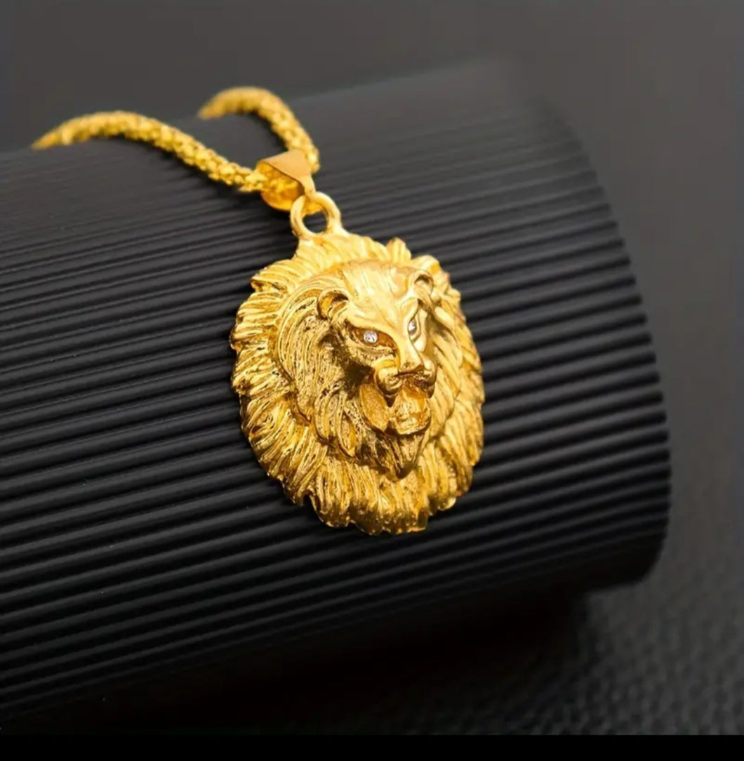 Lion head necklace