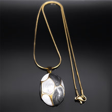 Load image into Gallery viewer, Enamel Pendant Necklace
