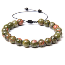 Load image into Gallery viewer, Natural stone braided bracelet

